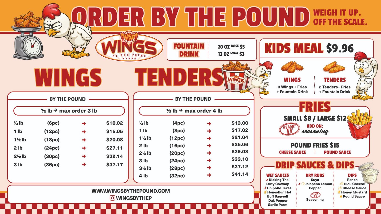 FULL MENU BOARD